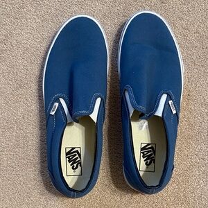 Vans Men's Navy Slip-On Sneakers
